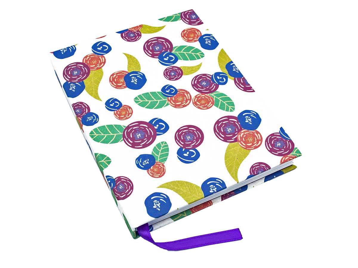 Journal with Abstract Flower Pattern