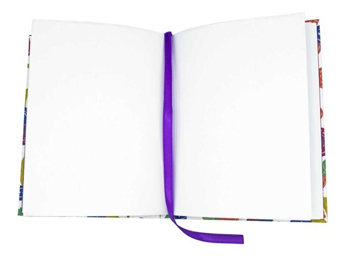 Unlined Abstract Flower Notebook